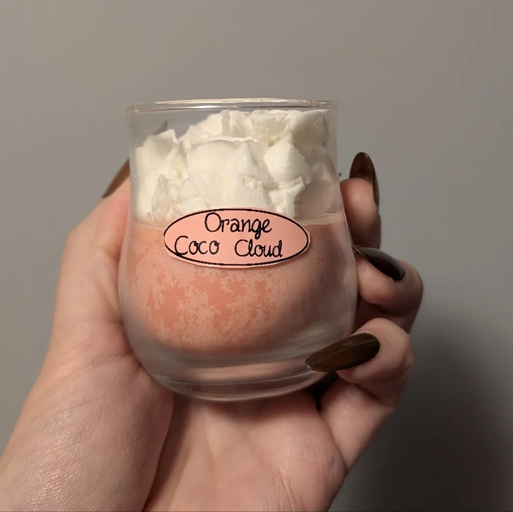 Orange Coco Cloud Candle - Picture 1 of 2